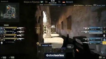 CS:GO - Berzerk fel1x vs NiP "4k m4a1 spray"