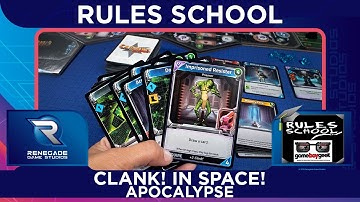 How to Play Clank! In! Space! Apocalypse (Rules School) with the Game Boy Geek