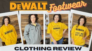 NEW T-shirt Sweatshirt STYLES! DeWalt Footwear Complete Clothing Review & Demonstration, Exclusive!