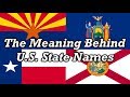 Origin of US State Names