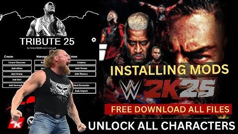 WWE 2K25 Mods Install | Easy Step by Step Tutorial (Hindi/PC/PS5)