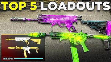 TOP 5 *META* SMG LOADOUTS in SEASON 5! 👑 (Warzone 3 Best Class Setups) - MW3