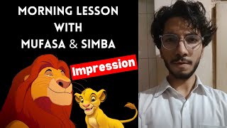 The Lion King - Voice Impressions Mufasa Simba