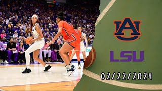 Full Game : Auburn vs LSU - Feb 22, 2024 | Mochilovebasket