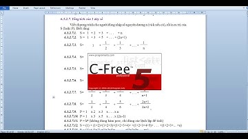 Tính tổng từ 1 đến n trong C