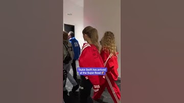Taylor Swift arrives at Super Bowl to watch Travis Kelce play the 49ers  | #shorts #yahooaustralia
