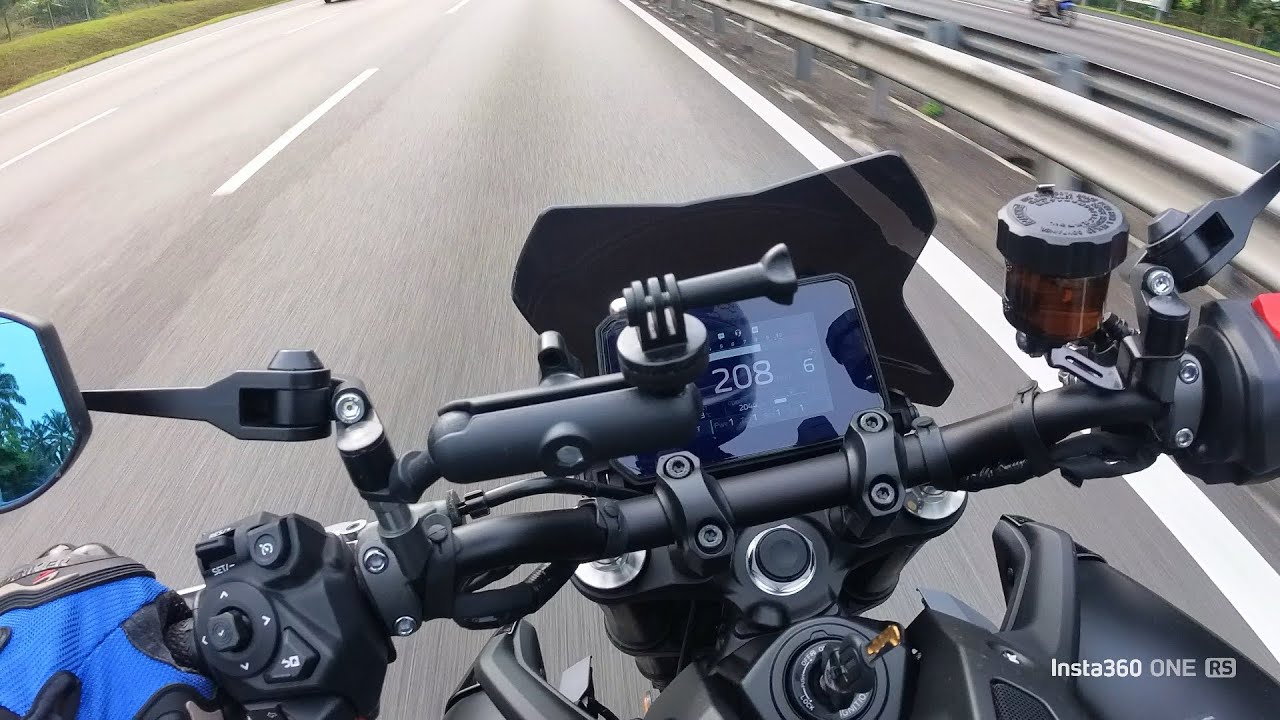 BEBEL PASAL TAYAR MT09 V4 | YAMAHA | MT09 2025 | Insta360 RS 4K | MALAYSIA