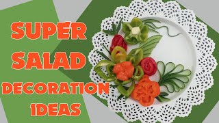 Super Salad Decoration Ideas | How to Decorate | Carving Vegetables