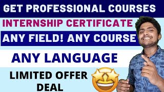 Certified Online Courses For Free | Internship | Any Language | Learn Vern