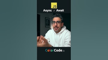 JavaScript Async Await 👨🏻‍💻 Tutorial in 1 Minute #shorts
