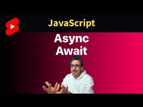 JavaScript Async Await 👨🏻‍💻 Tutorial in 1 Minute #shorts