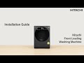 Hitachi front loading washing machine installation guide