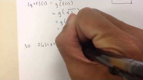 9.1 Composite and Inverse Functions