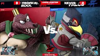 Shark Tank #64 Losers Quarter Final OA FC Nexus (Falco) Vs  Tropical (King K Rool) SSBU Tournament