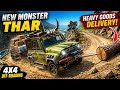 New Monster Thar Off-Roading: Delivering Heavy Loads on Dangerous Mountains