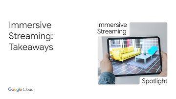 Immersive Streaming Spotlight: Wrap up and next steps
