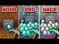 Minecraft NOOB vs. PRO vs. HACKER - DIAMOND MINING in Minecraft!