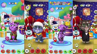 My Talking Tom 1 vs My Talking Tom 2 fun gameplay Tom fur color screenshot 4