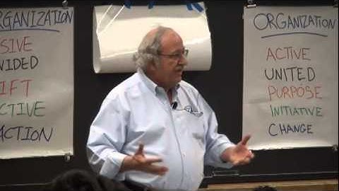 Marshall Ganz 2014 Organizing Course - Week 1: Overview of Organizing