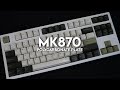 Upgrading my fl mk870 keyboard  polycarbonate plate  gateron ink v2 switches