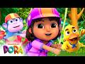 Dora, Boots and Baby Duck Search for a Lost Teddy Bear! 🦆 | Dora &amp; Friends