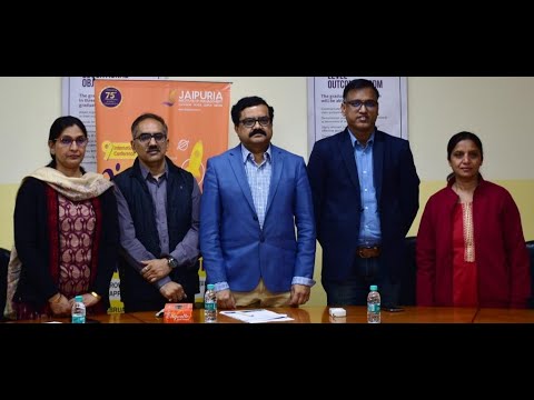 'एनविजनिंग इंडिया’ज फ्यूचर' विषय पर इंटरनेशनल कांफ्रेस : Jaipuria Institute of Management