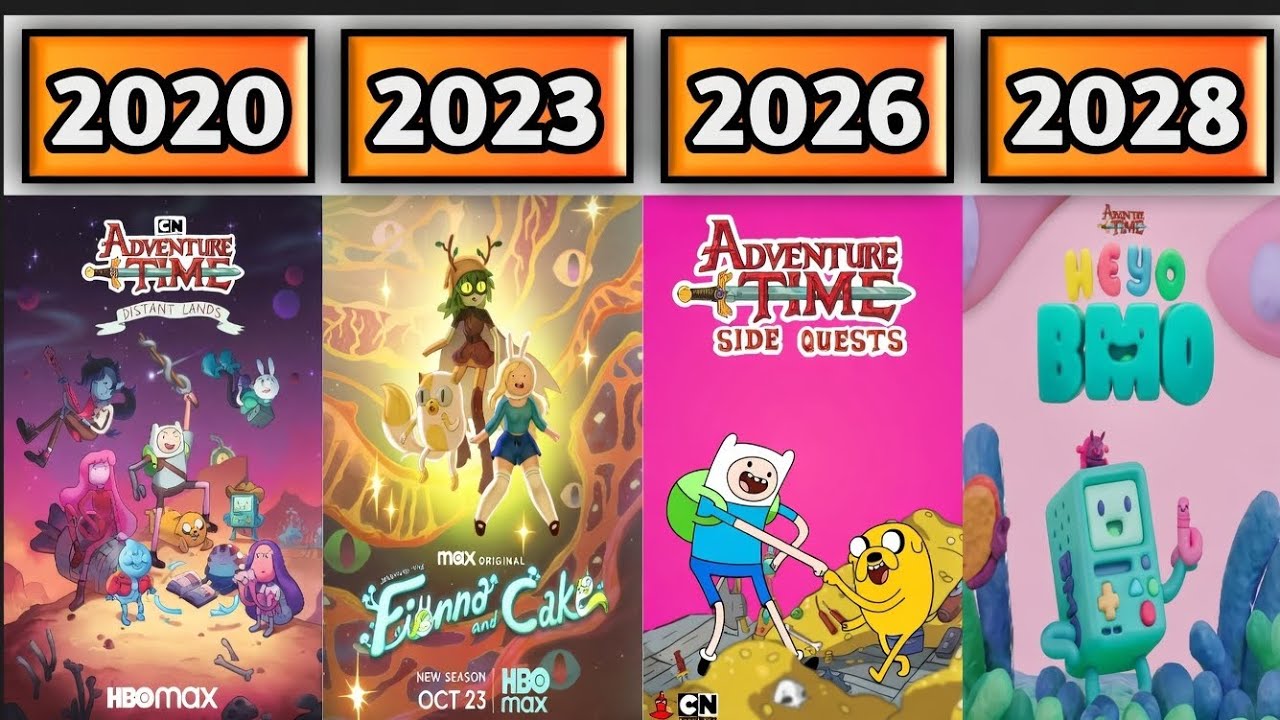 ALL ADVENTURE TIME MOVIES & TV SERIES (2010-2028) - YouTube