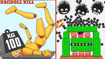 RAGDOLL BREAK Vs HIDE BALL (help me) - All Max Levels Up Funny  GamePlay iOS #ragdollbreak #hideball