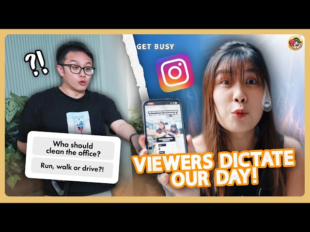 Letting INSTAGRAM FOLLOWERS CONTROL Our Day! | Get Busy Vlog class=