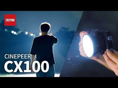 CINEPEER CX100：低価格でコンパクトな本格照明機材！100W出力cob