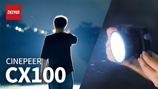 CINEPEER CX100：低価格でコンパクトな本格照明機材！100W出力cob