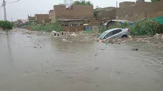 Flood rain in Karachi different areas