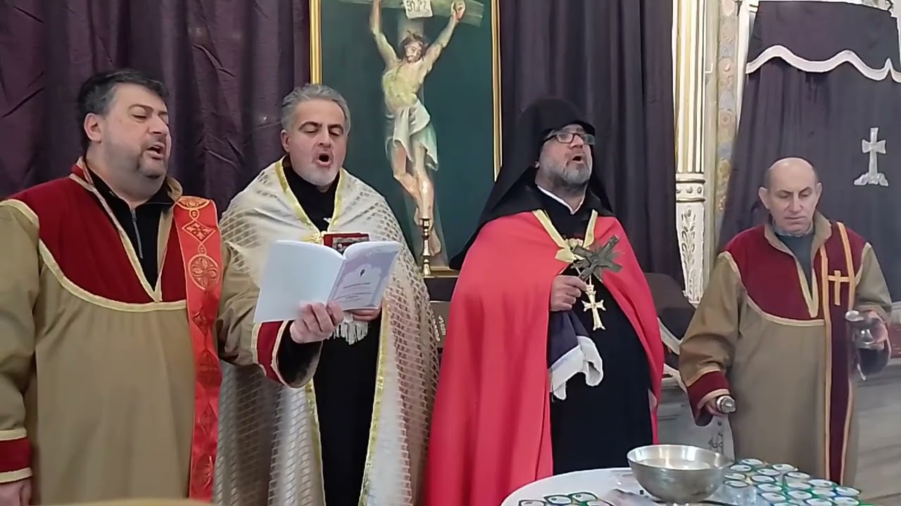 EYÜP SURP ASDVADZADZİN KİLİSESİ 23 ŞUBAT 2026 PAZARTESİ DER NERSES KAHANA AYVAZ 