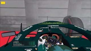 Recreation - Lance Stroll's crash in qualifying Baku 2022 rFactor