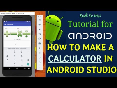 Android Tutorials | How to make a calculator app in android studio | Part 1
