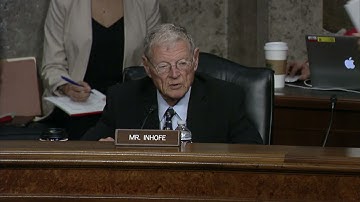 Inhofe Opening Remarks at FY22 Air Force and Space Force Budget Hearing