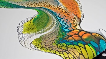 Bloom Swipe Collab with Waterfall Acrylics!! 🏵 Amazing Big Juicy Cells SheleeArt Style