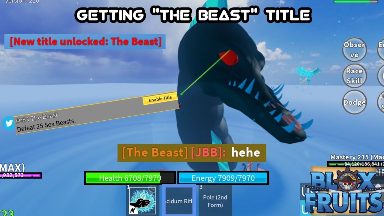 How To Get Summon Sea Beast In Blox Fruits