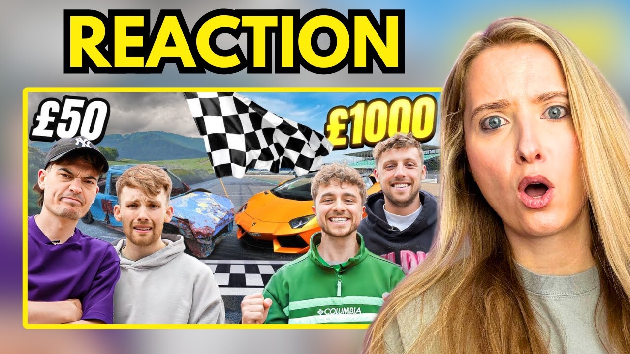 Reaction to Stephen tries £50 vs £1000 Race Across The Country