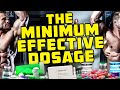 The Minimum Effective Dose And Stacking For Bodybuilding Or Sports Performance