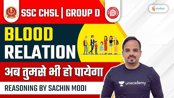 6:30 PM - SSC CHSL/Group D | Blood Relation | Sachin Modi
