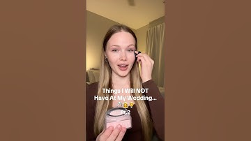 Things I Will NOT Have At My Wedding Pt.2…💍👰‍♀️🤵#grwm #makeup #beauty #storytime #fyp #shorts