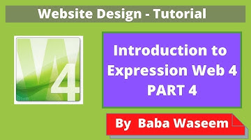 Introduction to Web Expression 4 - Frames Pages/Layout - Part 4