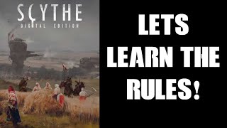 First Look At Digital Board Game Scythe - Let's Learn The Rules!
