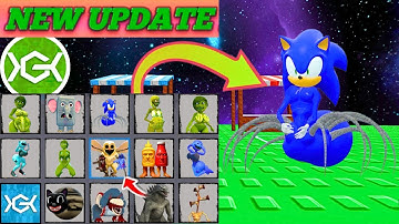NEW UPDATE 8.4.5 Nextbot in Playground mod SONIC SPIDER TO TO SAHUR Lin Gang Melon Love Story!