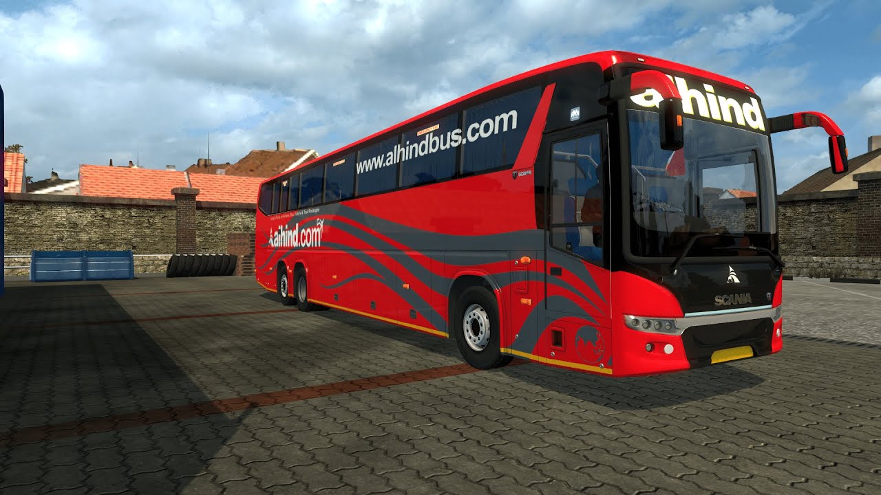 Alhind Travels Scania Metrolink Valley drive at AnanthaGiri Hills || ETS2 ||