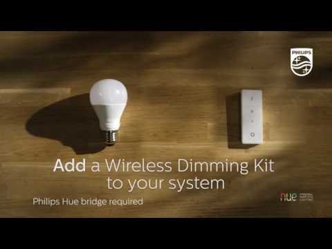 Philips HUE jungiklio-dimerio sujungimas su HUE sistema