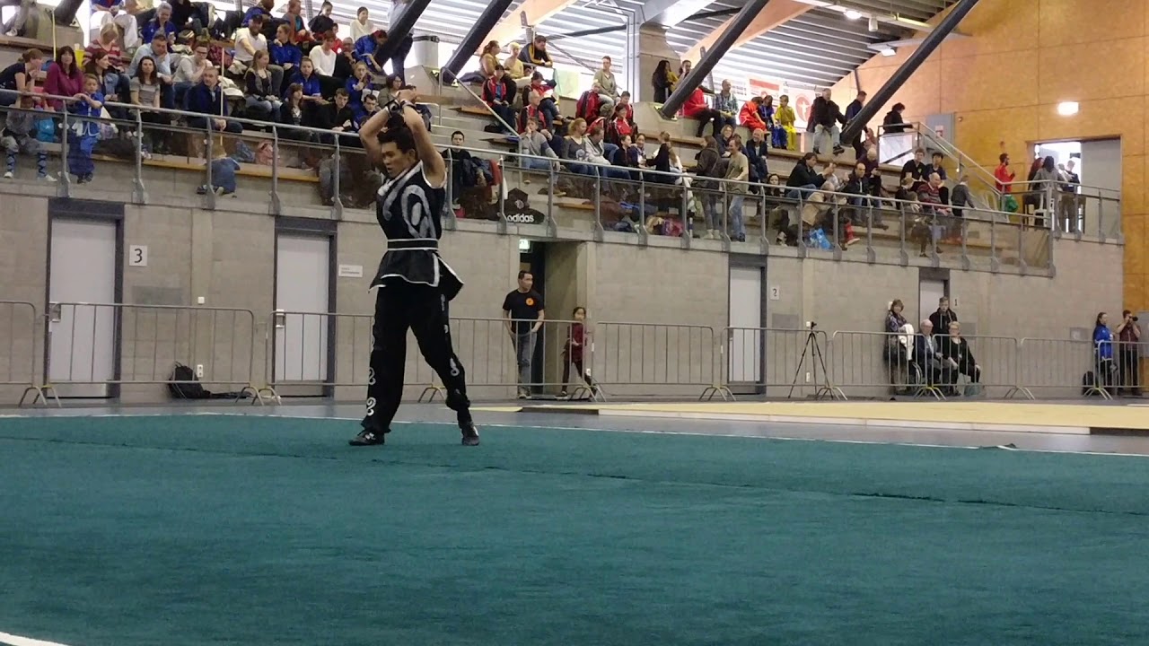 Shaobo Tang - Nan Dao Optional at 2018 Open Dutch Wushu Championships (1st place)