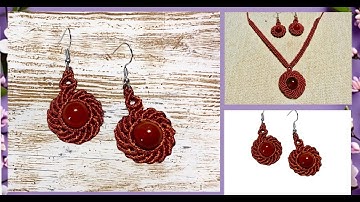 Macrame tutorial | macrame Earrings| Easy to learn step by step/DIY