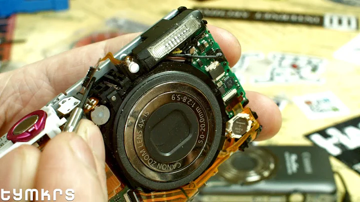 How To Fix a Stuck Lens - Canon PowerShot ELPH 100 HS